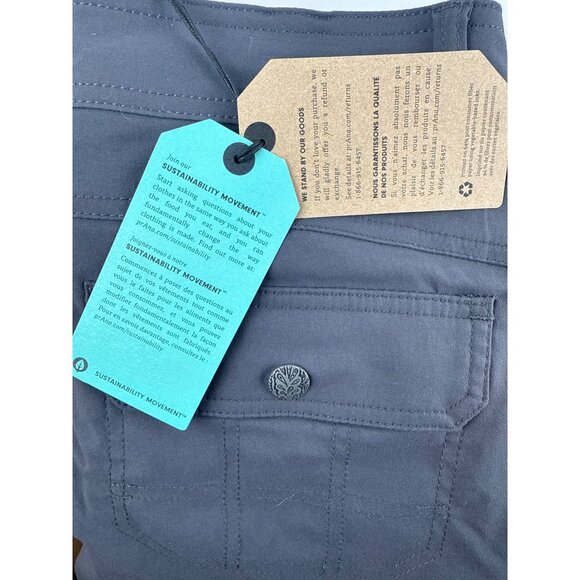 Prana Women's Halle Performance Zion Stretch Casual Pant Gray Size 4 - Picture 8 of 8